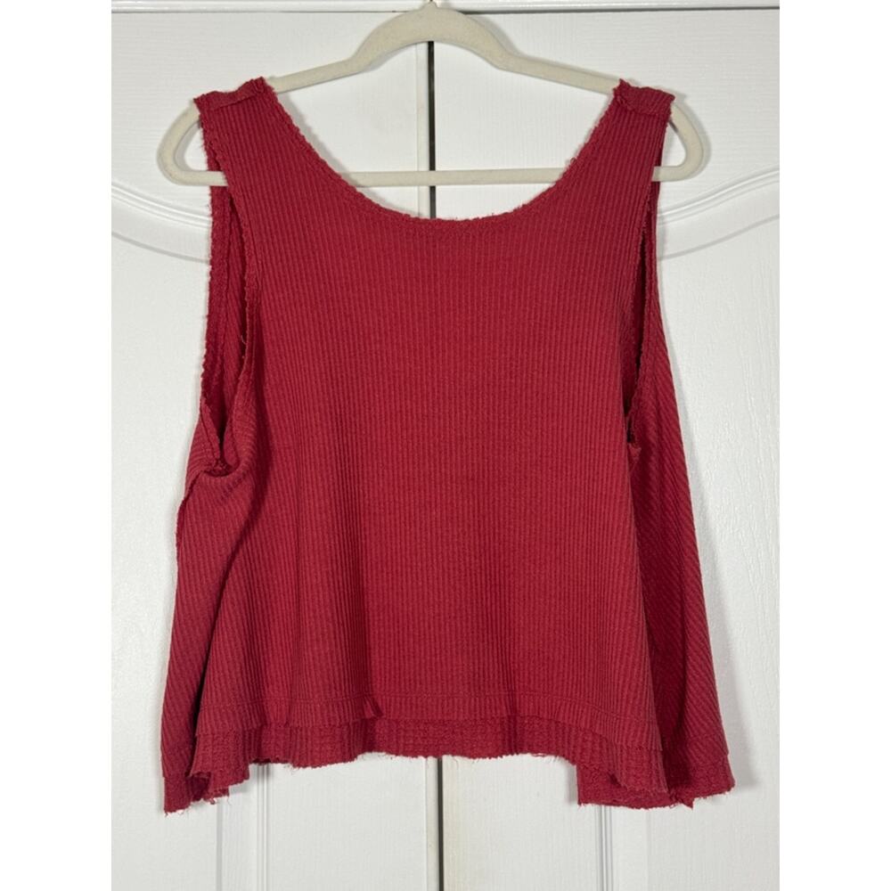 Free People New Love Rose Pink Flowy Swing Tank Top Small - Picture 3 of 9